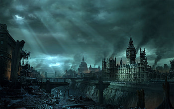 destroyed-london-england-europe-city-destruction-future-fantasy--123918.jpg 970Ã600 pixels | City of Carnal Policy | Pinterest | ... HD wallpaper